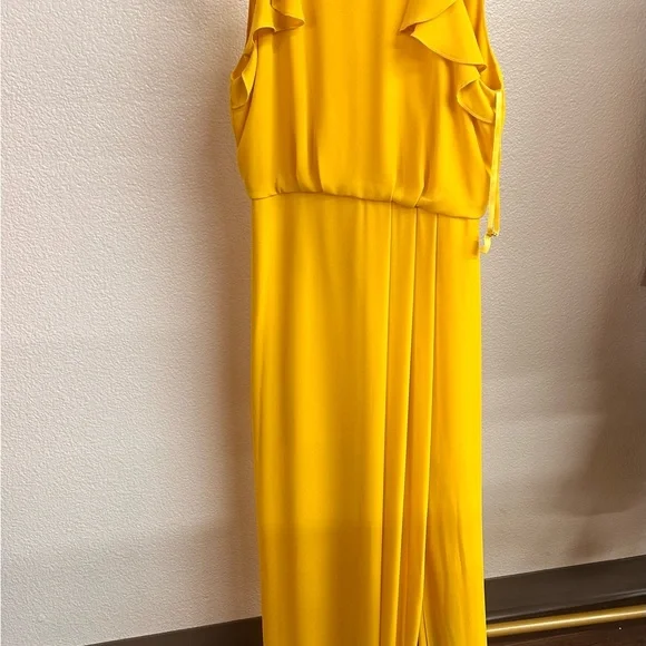 BCBGMaxAzria Vibrant Yellow Maxi Dress - Picture 10 of 10
